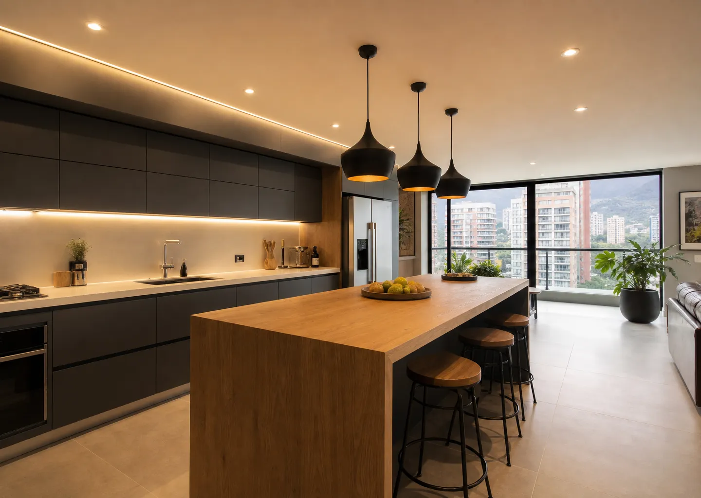 Cocina Integral Grafito — vista 1